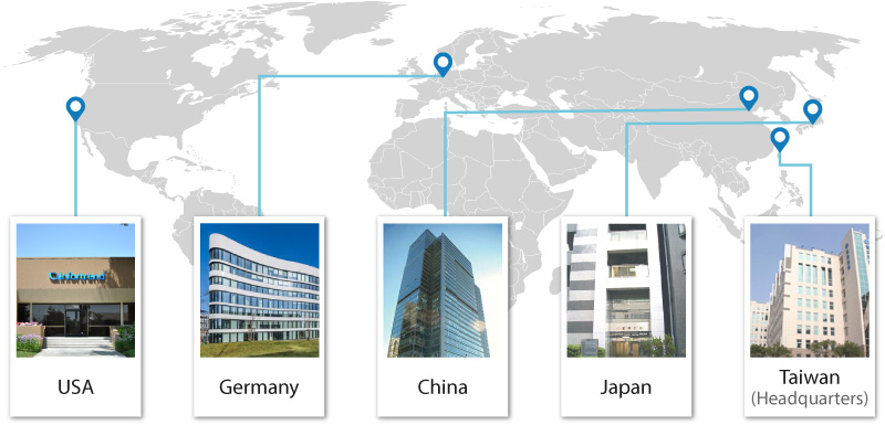 Map of Infortrend Worldwide Office