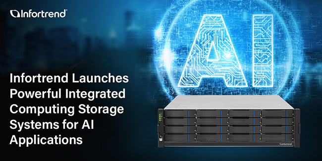Infortrend Launches Powerful Integrated Computing Storage Systems for AI Applications