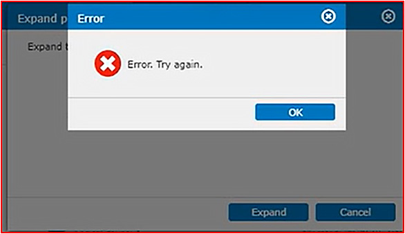 Try again