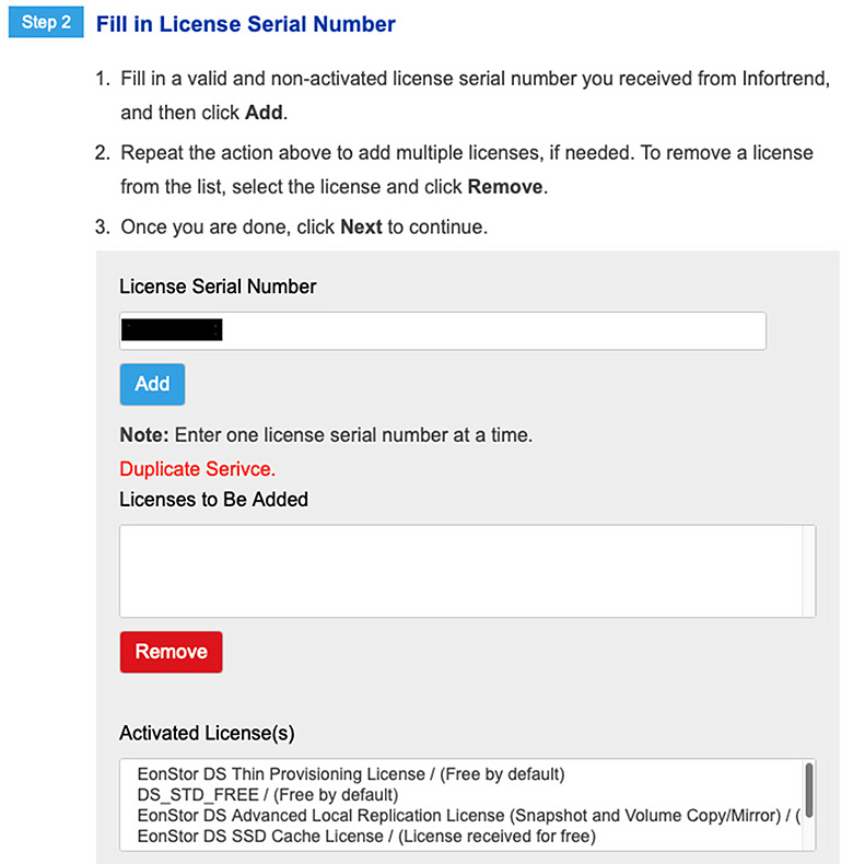 Duplicate Service
