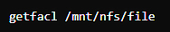 Use the getfacl command to inspect the ACLs on the directory or file