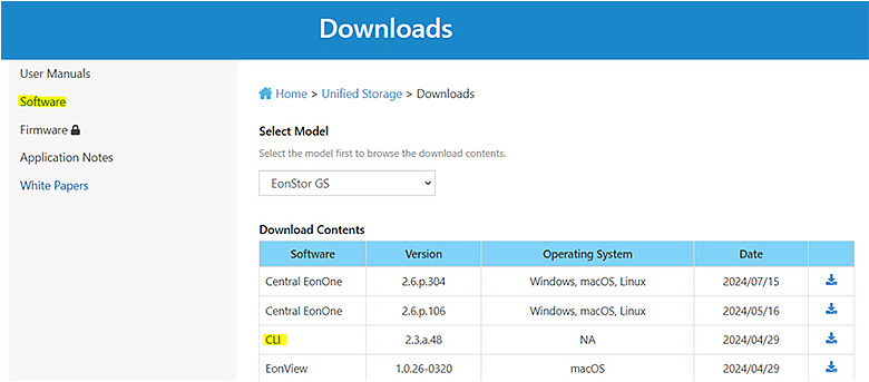 Download the CLI tool