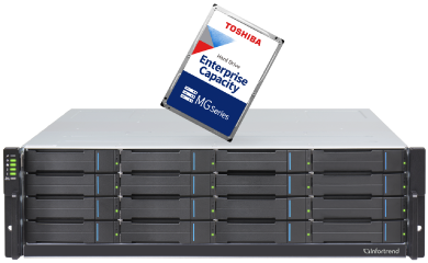 Infortrend + Toshiba